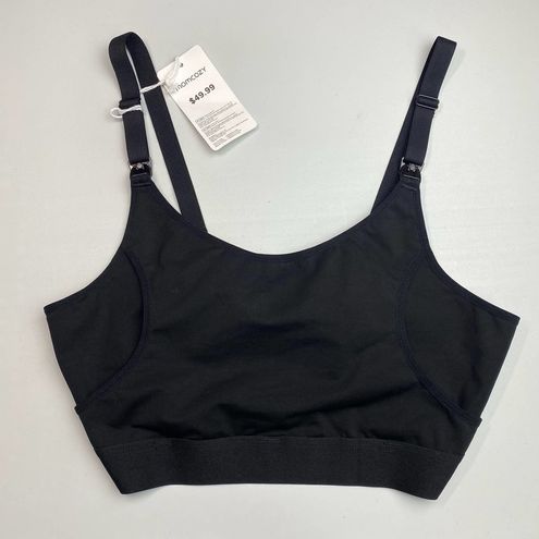 NWT MOMCOZY Hands Free Nursing & Pumping Bra Sz XL Maternity Black - $15  New With Tags - From BelowTheMark