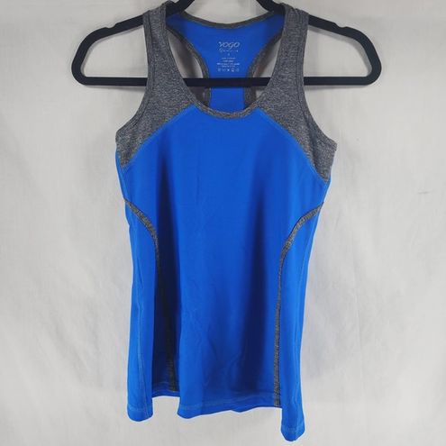 Vogo Athletica Womens Size Small Workout Racerback Tank Athleisure Blue &  Gray - $20 - From Adelaide