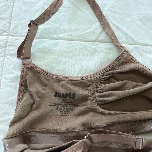 SKIMS seamless sculpt sculpting bralette Brown - $18 (64% Off