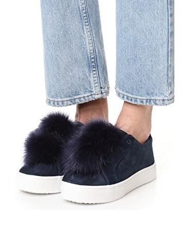 Prevail blotte binær Sam Edelman Leya Pom Pom Sneakers Size 8.5 - $30 (70% Off Retail) - From  Katie