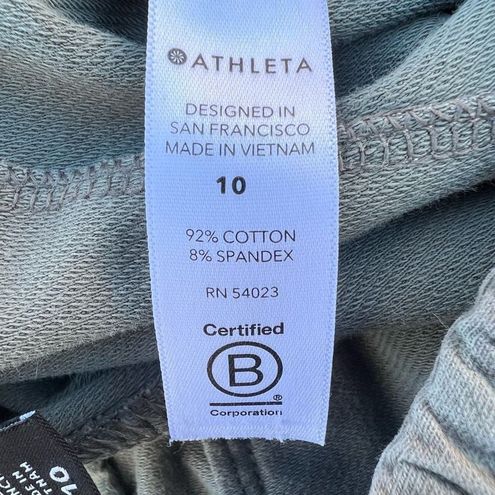 Athleta Women's Gray Farallon Printed Straight-Leg Jogger Pants Size 10 -  $41 - From Natalia