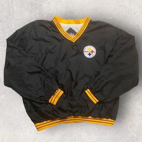 Black 90's Pittsburgh Steelers Jacket