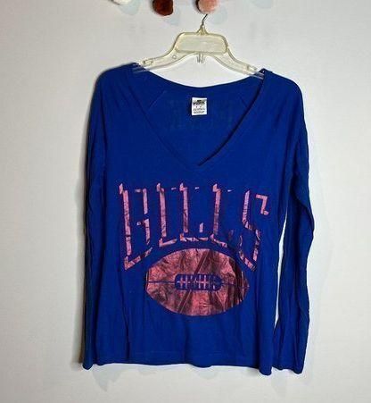 PINK - Victoria's Secret Victoria's Secret PINK Buffalo Bills long sleeve  tee Size M - $30 - From Lindsey