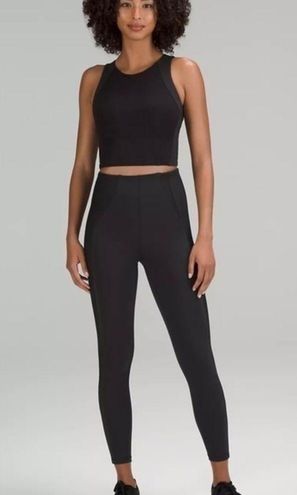 Lululemon Everlux and Mesh Super-High-Rise Tight 25 Sz 6 Wild Indigo 