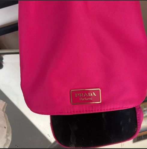 Prada, Bags, Hot Pink Prada Parfums Drawstring Bag