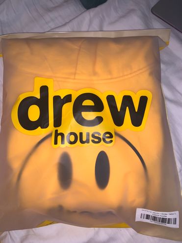 Drew House Mascot Pullover Hoodie 'Golden Yellow' — Kick Game