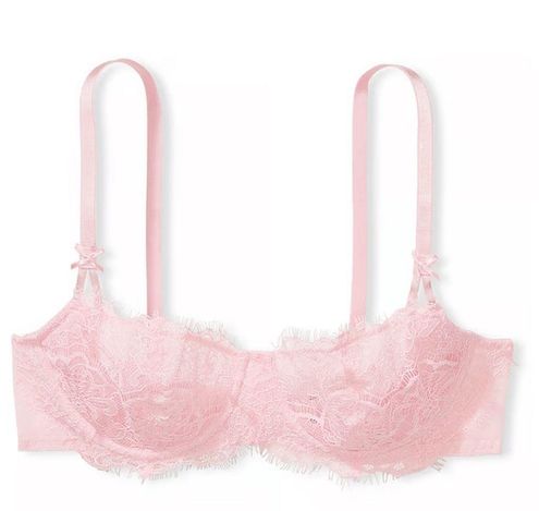 Victoria's Secret Victoria Secret Wicked Unlined Bow Balconette Bra Pink  Size undefined - $27 New With Tags - From Yulianasuleidy