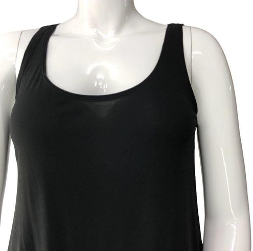 Eileen Fisher Womens Size M Swing Tank Top Black 100% Silk Tunic Length  Stretch Size M - $50 - From Dan