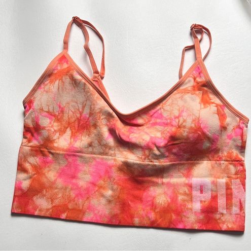PINK - Victoria's Secret Victoria's Secret PINK Women's Active Logo  Adjustable Strap Sporty Bra Sz M NWT Size M - $35 New With Tags - From  Thrifty