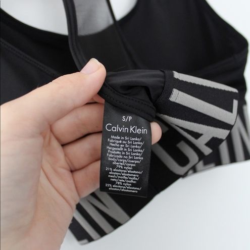 Calvin Klein / Revolve Intense Power Racerback Bralette Black