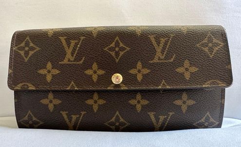 Louis Vuitton Monogram Portefeiulle Sarah Long Bifold Wallet