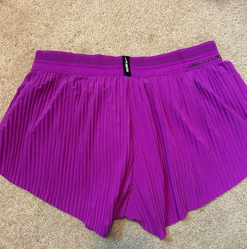 Nike aeroswift dri fit running shorts Purple Size XS - $50 - From Ashley