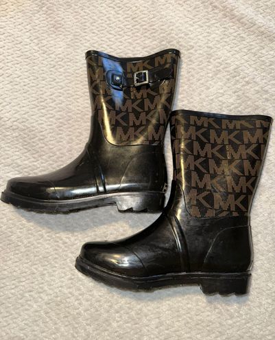 Michael Kors MK Rainboots Black Size 8 - $35 (65% Off Retail) - From  Samantha