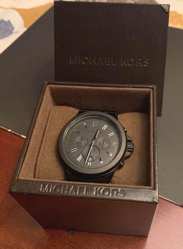 Michael Kors Men's MK8279 Dylan Chronograph Black Stainless Steel Watch -  $75 (66% Off Retail) - From Sarah