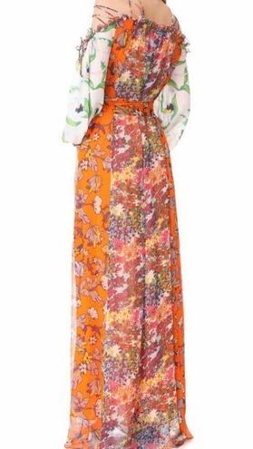 Tory Burch NWT Runway Shasta Ruffle Floral Dress Orange Size 6 - $266 (61%  Off Retail) New With Tags - From ModernFit