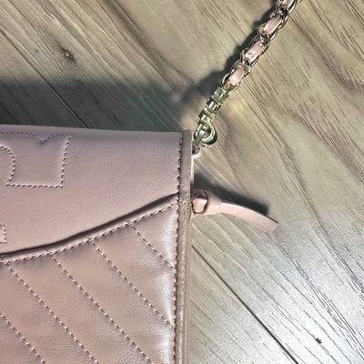 Tory Burch  Blush Pink Gold Alexa Combination Crossbody Clutch Bag Quilted  - $173 - From Courtney