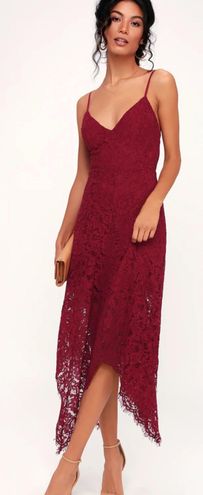 red evening gown