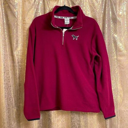PINK Victoria s Secret Victorias Secret PINK maroon fleece