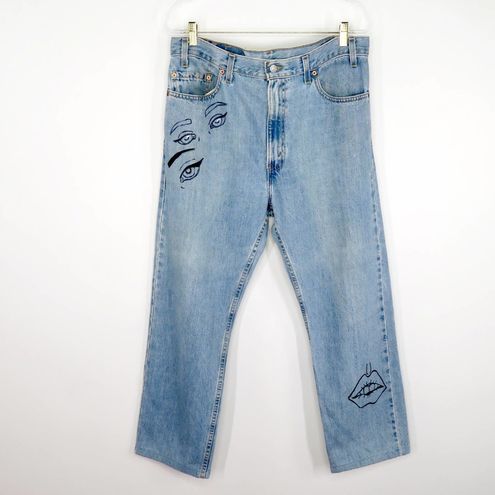 Custom Louis Vuitton vintage mom jeans, The jeans are