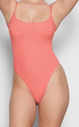 SKIMS Pink Fits Everybody Cami Bodysuit