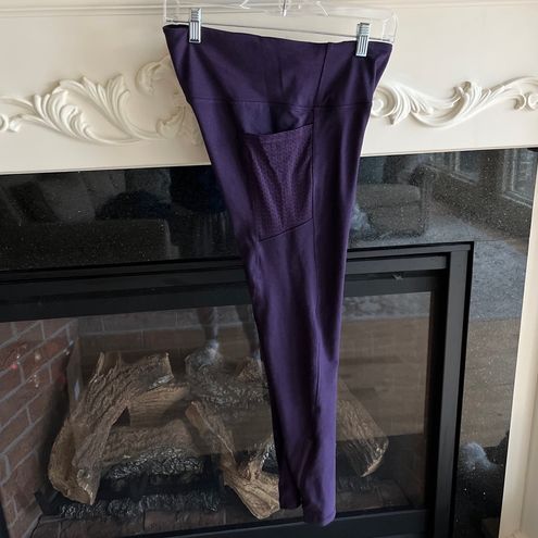 Zobha Leggings Athletic Gym Side Pockets Purple Womens Small - $19