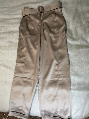 Bonded Satin Trouser