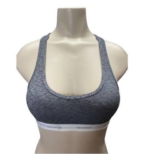 Gilly Hicks Sports Bra SMALL Hollister Heather Gray Racerback