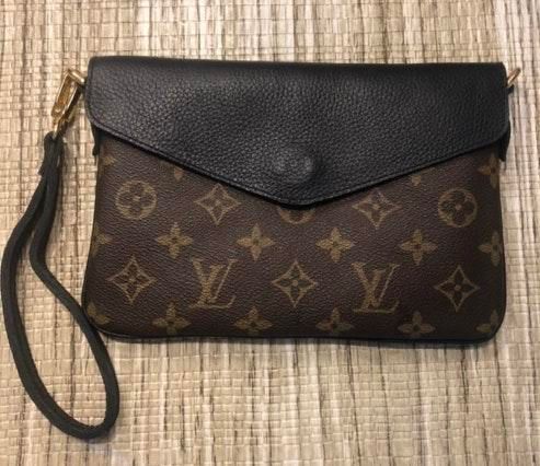 Repurposed/Upcycled Louis Vuitton clear Monogram crossbody – NH Timeless  Designers