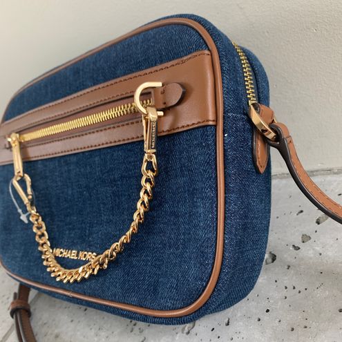 Michael Kors NWT Jet Set Item Large East West Zip Chain Crossbody Bag Blue  - $135 (61% Off Retail) New With Tags - From Adriana