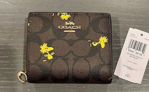 Coach Women's Snap Wallet in Signature Canvas