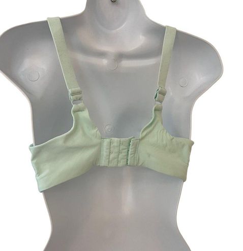 Olga Womens Sheer Leaves Mint Green Minimizer Bra Style 35519 Size  undefined - $17 - From Kim