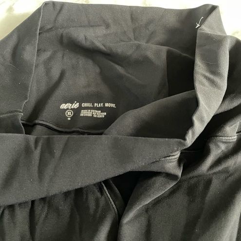 Aerie high waisted black leggings size extra large XL - $28 - From
