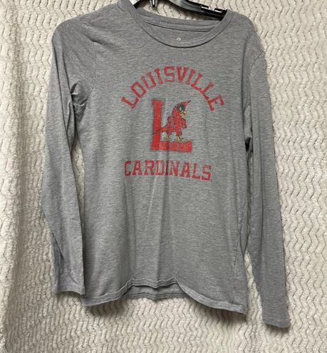 Louisville Cardinals Long-sleeve T-shirt Gray Size XS - $10 - From zuri