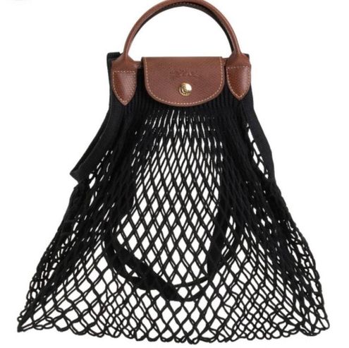 Shop Longchamp Le Pliage Filet Top Handle Bag
