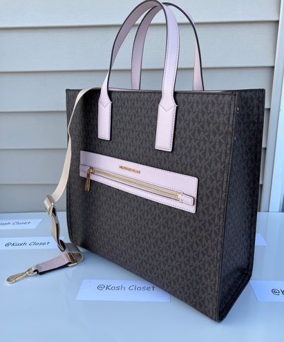 Michael Kors MK Kenly Large Logo Tote Bag - Powder Blush Multiple - $169  (57% Off Retail) New With Tags - From Kash