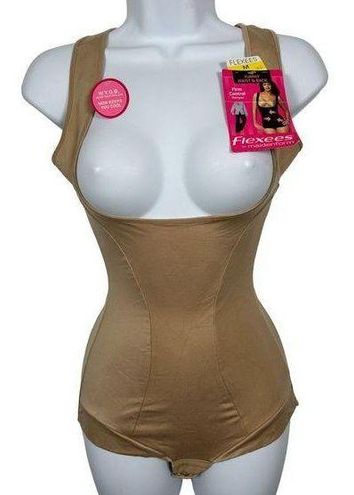NWT Flexees Maindenform Romper Tummy Waist Back Nude Medium Firm Control  1856 - $19 New With Tags - From Anne