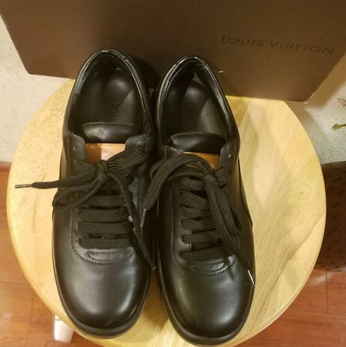 Louis Vuitton Black Sneakers Size 5 (Euro 35)