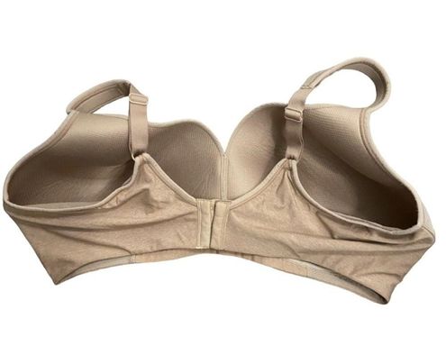 Olga Women's Play It Cool Wirefree Contour Bra, Toasted Almond