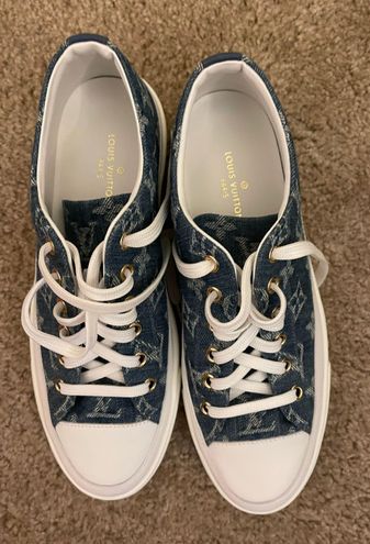 Louis Vuitton LV Sneakers Blue Size 8 - $440 (46% Off Retail) - From Amanda