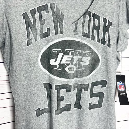 NFL, Tops, Womens Ny Jets Football Vneck Tshirt Lightweight Stretchy Soft  Size Medium