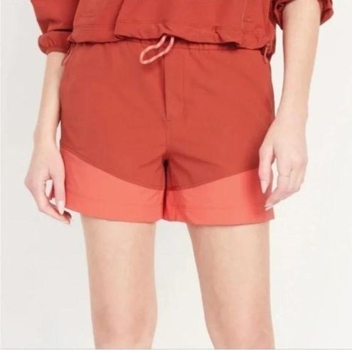 Old Navy New High-Waisted StretchTech Water-Repellent Shorts Fire Clay Size  3X - $24 New With Tags - From Natasha