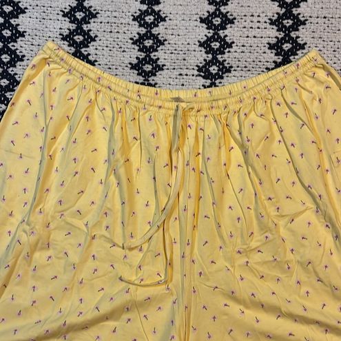 Carole Hochman 2-Piece Yellow Floral Cotton Pajama Set Multiple / no  dominant color Size 3X - $20 - From Alexis