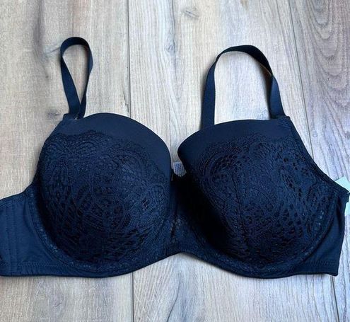 NWT Fancy Black Lace Bra - 42D