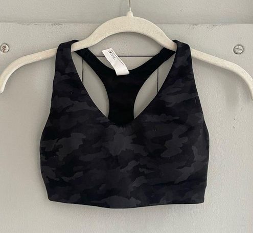 Lululemon Black Camo Alignment Racerback Bra - $32 - From Chloe