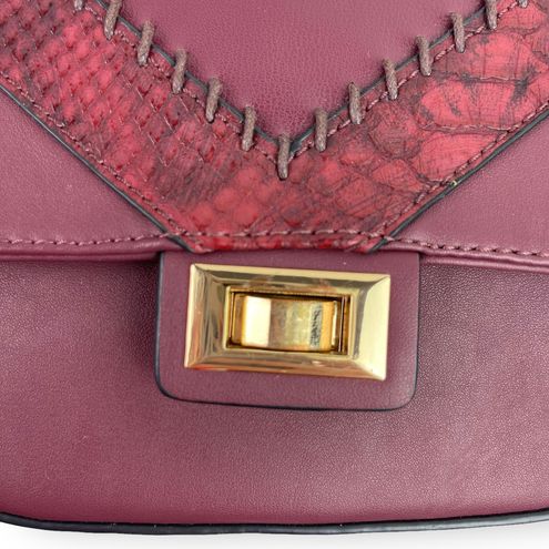 Isabelle Vegan Leather Crossbody Bag Red - $13 - From Thea