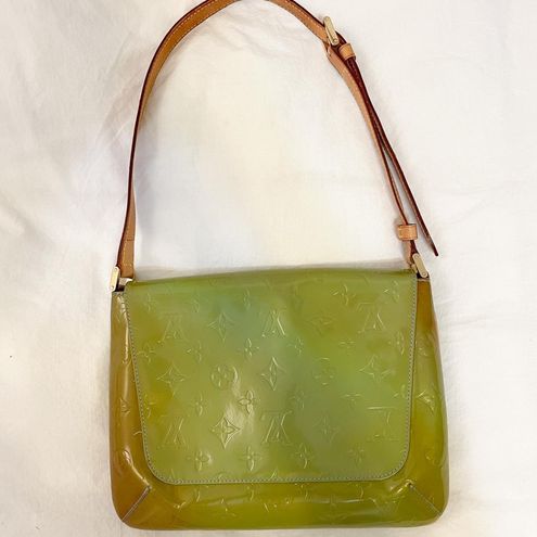 Vintage Louis Vuitton Green Monogram Vernis Shoulder Bag – Treasures of NYC