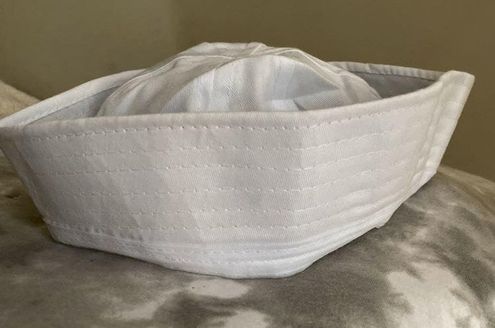 Spirit Halloween White Sailor Hat - $4 