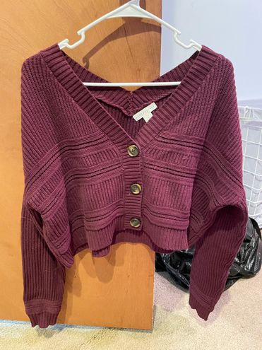 Buy Purple Sweaters & Cardigans for Women by AERO JEANS WOMENS Online