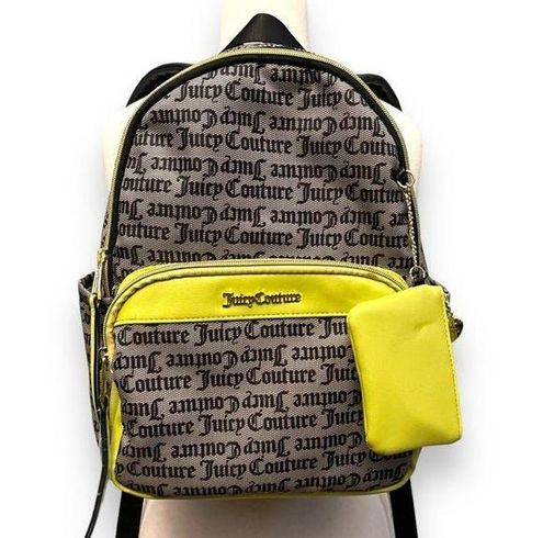 Juicy Couture, Bags, Juicy Couture Mini Backpack Zipup Bag Inner Pockets  Adjustable Straps