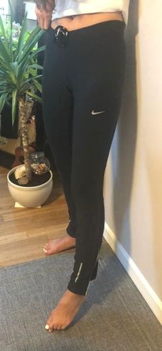 Nike Dri Fit Leggings With Ankle Zipper Black - $25 (79% Off